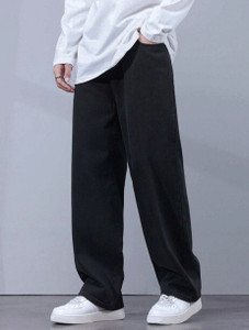 ZAYSH Loose Fit Men Black Jeans
