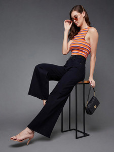 Miss Chase Skinny Women Black Jeans