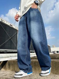 YAMEETFIT Straight Fit Men Dark Blue Jeans - Image 6
