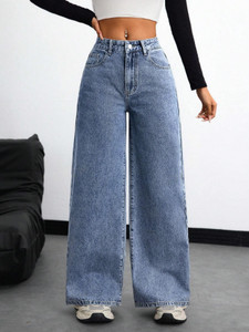 The Rivvrs co Straight Fit Women Light Blue Jeans