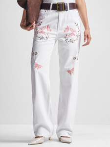 Tokyo Talkies Straight Fit Women White Jeans