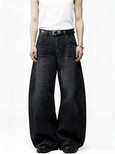 sky collection Wide Leg Black Jeans - Image 6