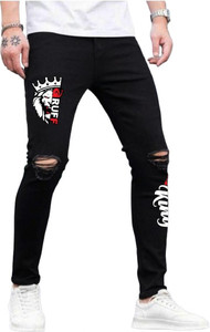 Gruff Slim Men Black Jeans