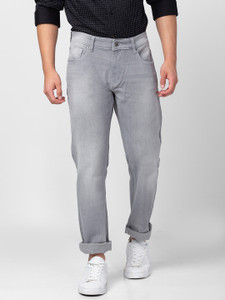 Spykar Regular Men Grey Jeans