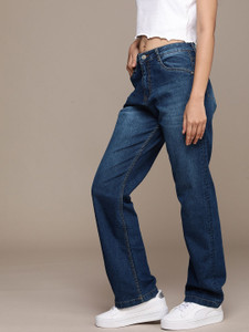 Roadster Straight Fit Women Blue Jeans