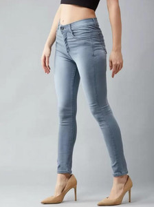 MGWCOLLECTION Skinny Women Light Blue Jeans