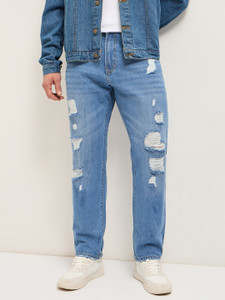 THE BEAR HOUSE Relaxed Fit Men Blue Jeans