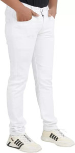 Jeancherry Slim Men White Jeans