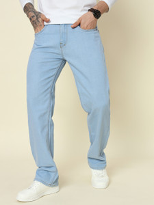 DENIM LOOK Loose Fit Men Light Blue Jeans