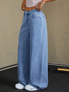 VEERATHEFASHION Boyfriend Women Light Blue Jeans