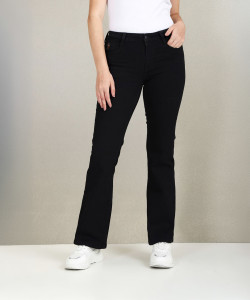 U.S. POLO ASSN. Boot-Leg Women Black Jeans