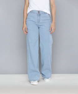 Mast & Harbour Flared Women Blue Jeans
