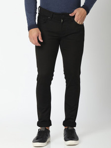 Spykar Skinny Men Black Jeans