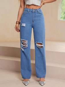 KOTTY Straight Fit Women Blue Jeans