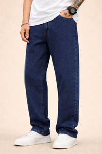 HANGERHOOD Straight Fit Men Blue Jeans - Image 2