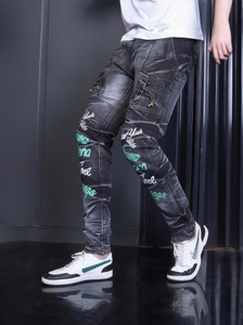 tracknjeans Slim Men Black Jeans