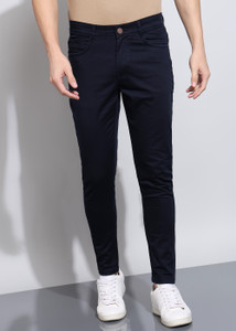 A Flash Slim Men Dark Blue Jeans