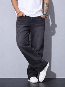 S&D Straight Fit Men Grey Jeans - Image 6