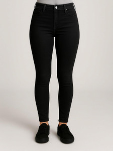 KASHIAN Super Skinny Women Black Jeans