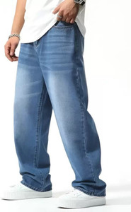 Playfeel Loose Fit Men Blue Jeans - Image 6