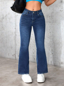 MERCEL Boot-Leg Women Blue Jeans