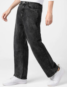 RileyRush Relaxed Fit Men Black Jeans
