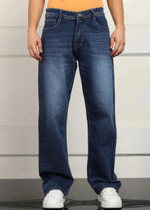 ANGERHOOD Loose Fit Men Dark Blue Jeans