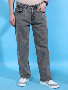 HIGHLANDER Loose Fit Men Dark Grey Jeans