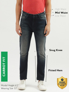 United Colors of Benetton Tapered Fit Men Blue Jeans