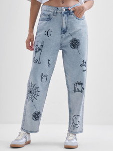 Tokyo Talkies Loose Fit Women Light Blue Jeans