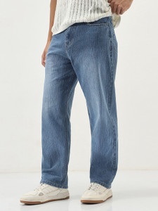 Urbano Fashion Loose Fit Men Light Blue Jeans