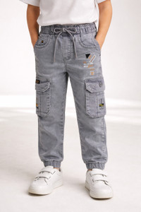 Wishkaro Jogger Fit Boys Grey Jeans