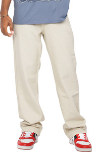 Zaba Denim Loose Fit Men Beige Jeans