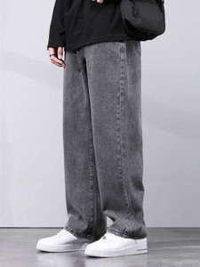 Denim Hawk Loose Fit Grey Jeans - Image 5