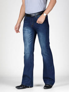 BEN MARTIN Boot-Leg Men Dark Blue Jeans