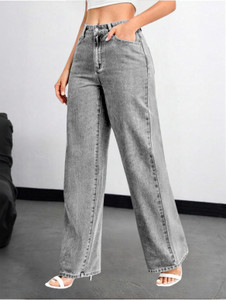 StarMS Straight Fit Women Grey Jeans