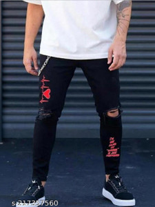 Gammer Jogger Fit Men Black Jeans