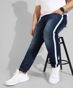 Instafab Plus Regular Men Blue Jeans