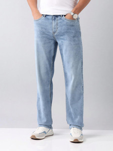 AD by Arvind Relaxed Fit Men Blue Jeans