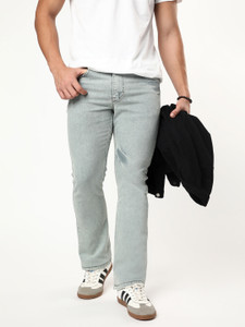 Urbano Fashion Boot-Leg Men Grey Jeans