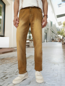 Urbano Fashion Regular Men Brown Jeans