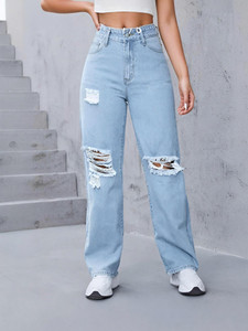 AA-HA! Regular Women Light Blue Jeans