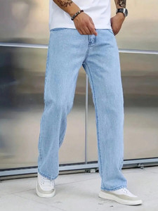 HEADSTER Men Light Blue Jeans Relaxed Fit - Image 6