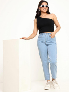 zayla Loose Fit Women Light Blue Jeans