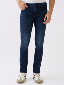 LAWMAN Skinny Men Dark Blue Jeans
