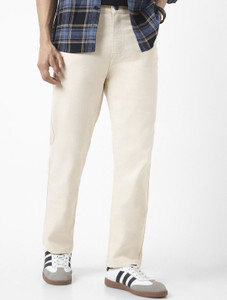 Zaba Denim Relaxed Fit Men Beige Jeans - Image 6