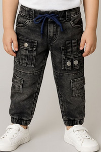 TRIP MART Jogger Fit Boys Grey Jeans