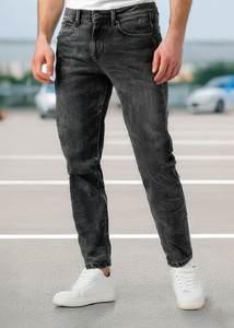 Urbano Fashion Slim Men Black Jeans