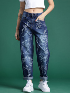 Dressberry Straight Fit Women Blue Jeans