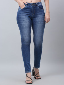 CANTABIL Slim Women Dark Blue Jeans
